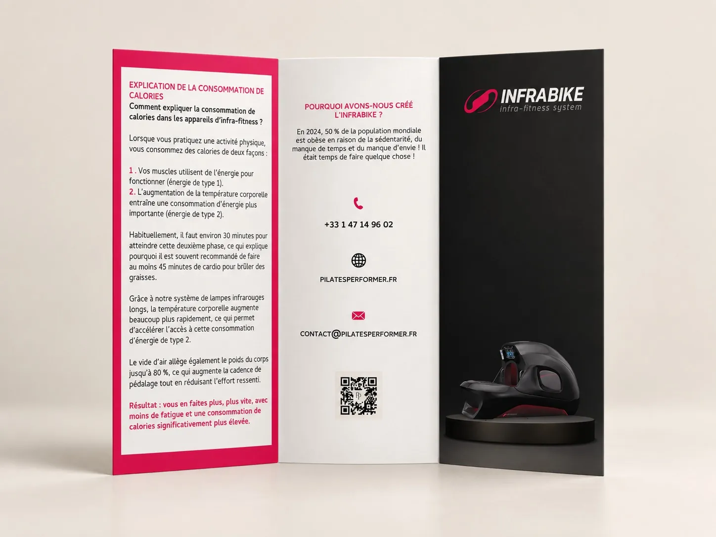 Infrabike, Pilates Performer, visuel 1