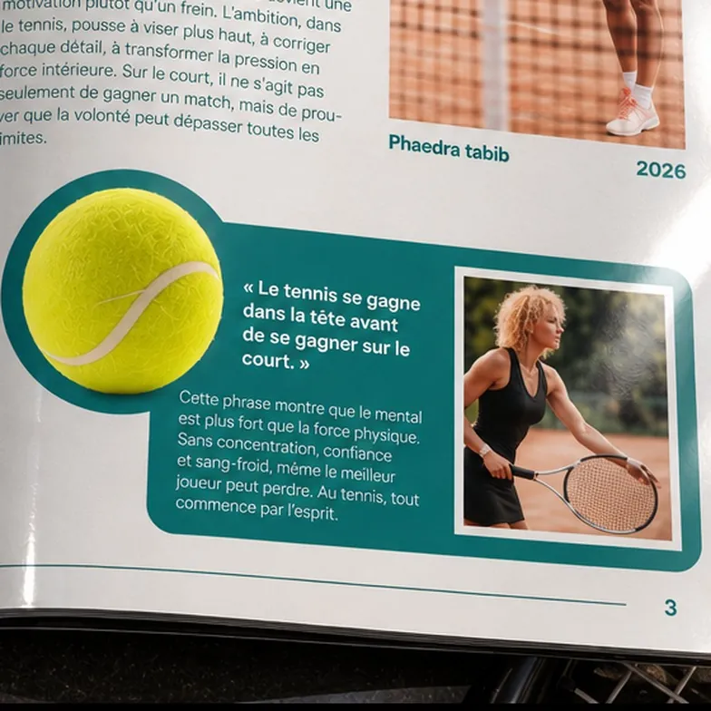 Magazine TENNIS, visuel 4