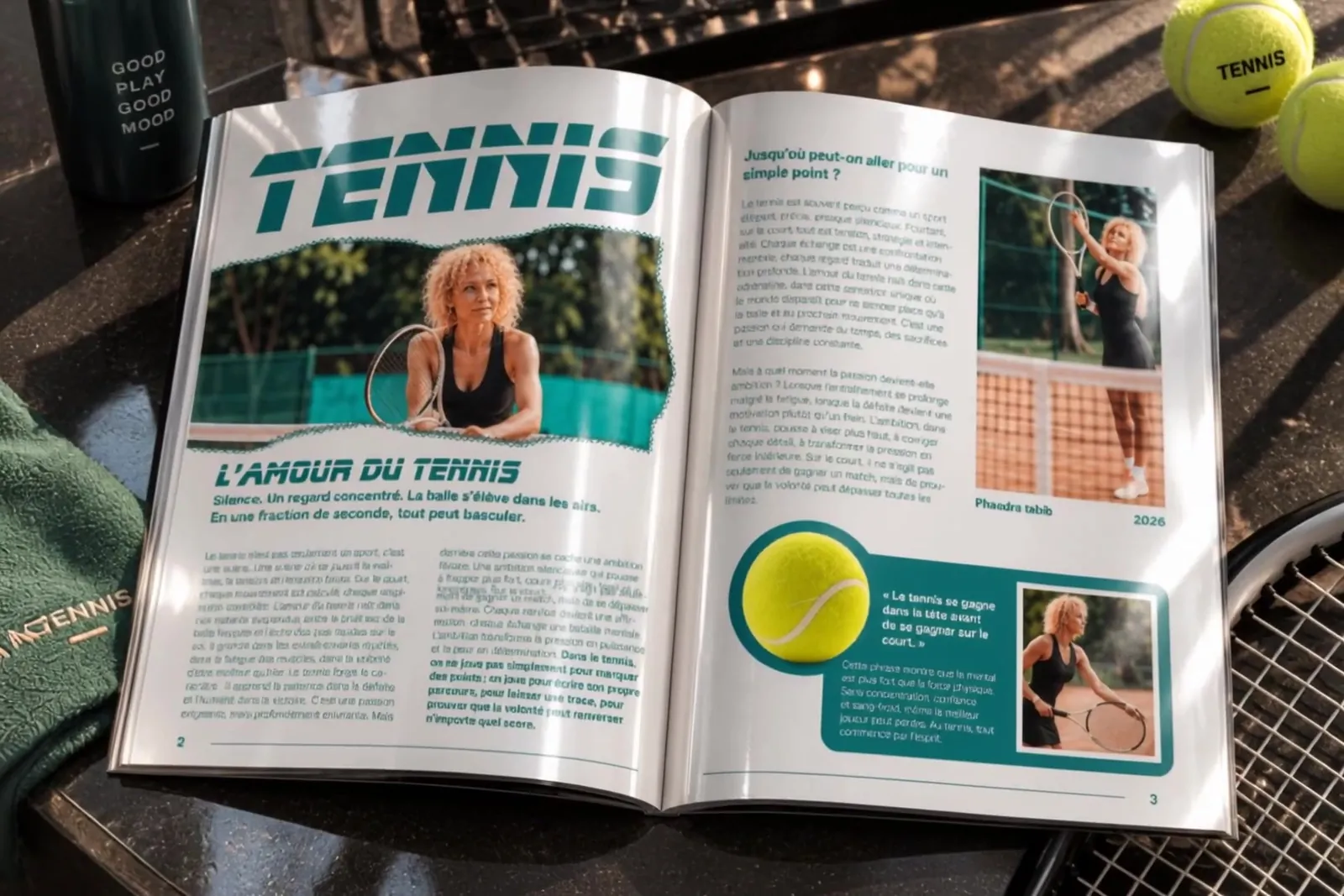Magazine TENNIS, visuel 2