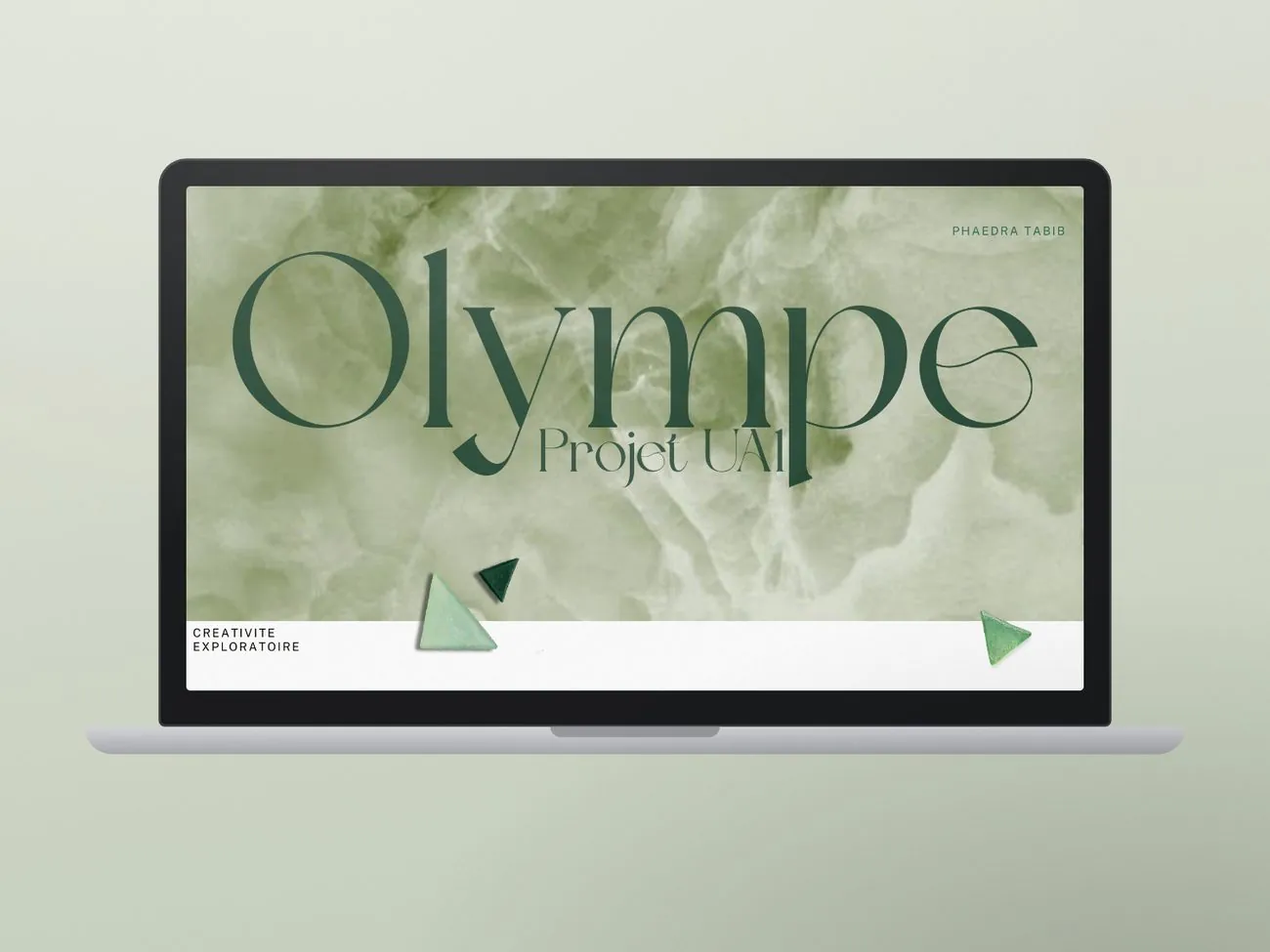 Olympe, exploration créative