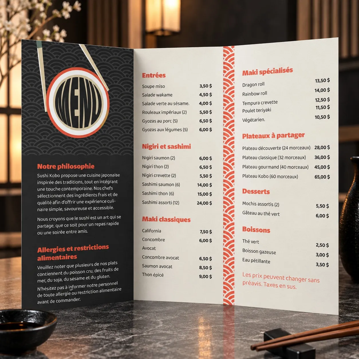 Sushi Kobo, visuel 1
